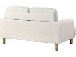 Divano 2 posti TUVE Bouclé Bianco