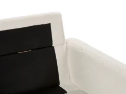 Divano 3 posti TUVE Bouclé Bianco