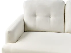 Divano 3 posti TUVE Tessuto Bianco sporco