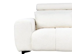 Divano 2 posti VEGAMO Bouclé Bianco