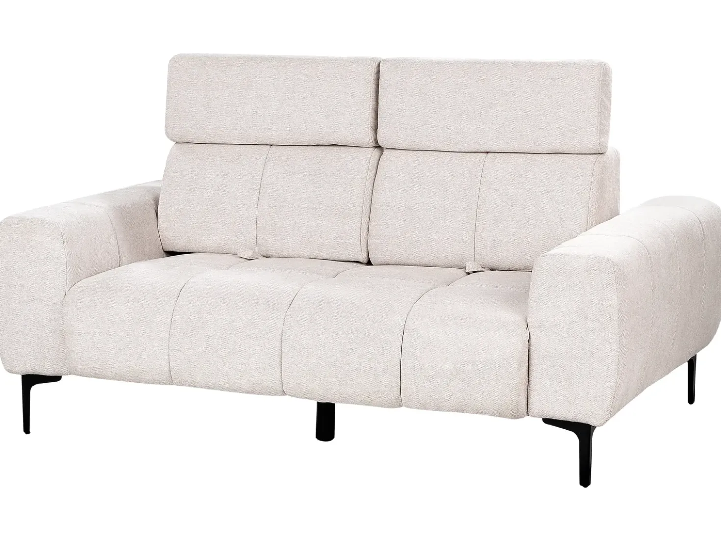 Divano 2 posti VEGAMO Tessuto Beige