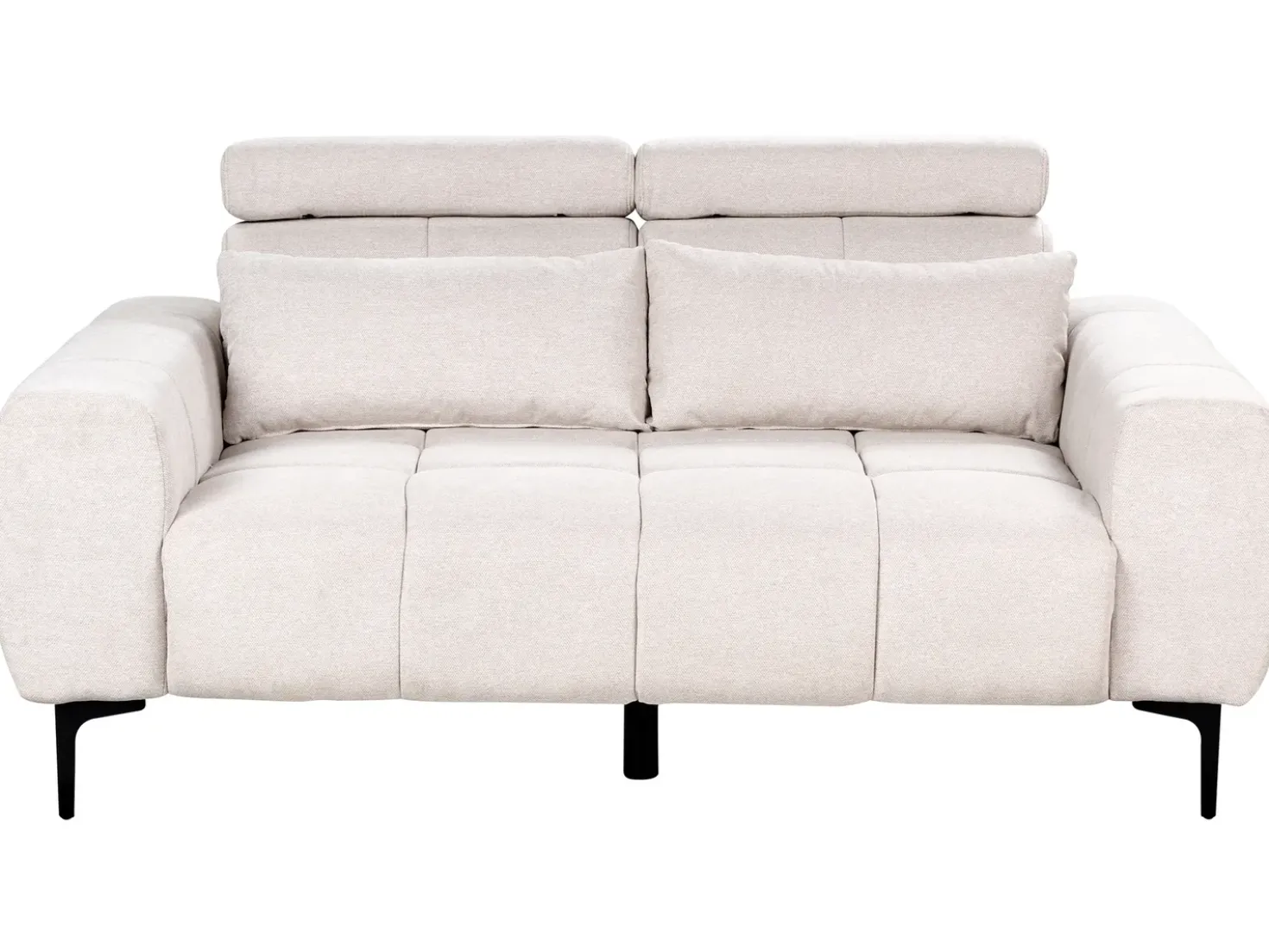Divano 2 posti VEGAMO Tessuto Beige