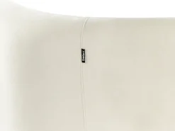 Divano 3 posti VELTADA Velluto Bianco sporco