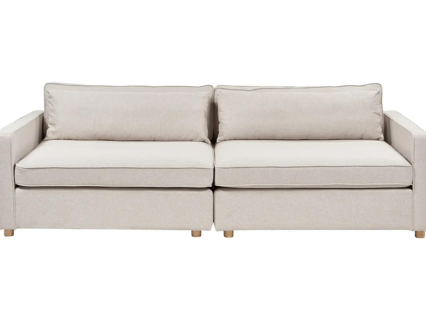 Divano 3 posti VINSTRA Tessuto Beige