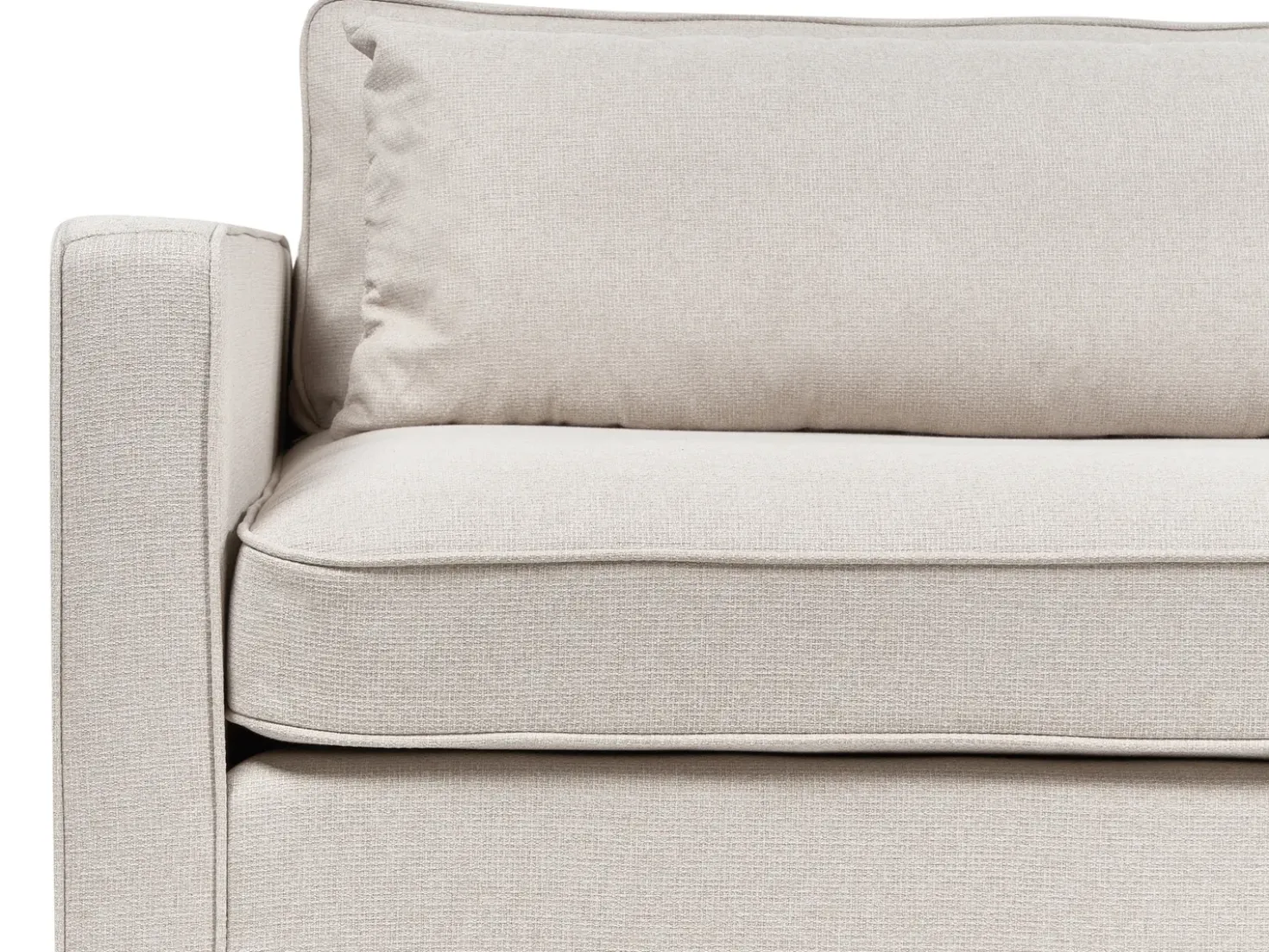 Divano 3 posti VINSTRA Tessuto Beige
