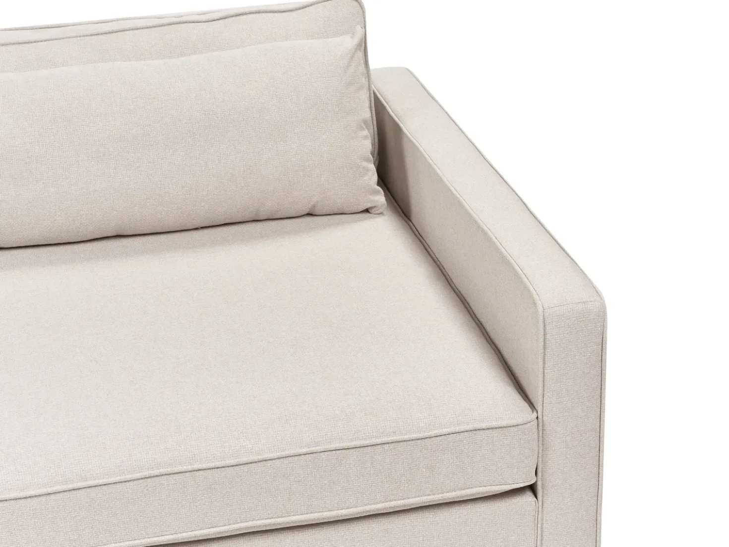 Divano 3 posti VINSTRA Tessuto Beige