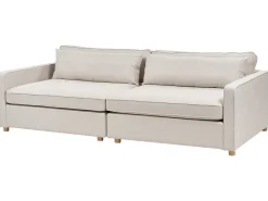 Divano 3 posti VINSTRA Tessuto Beige