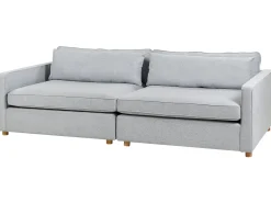 Divano 3 posti VINSTRA Tessuto Grigio