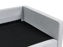 Divano 3 posti VINSTRA Tessuto Grigio