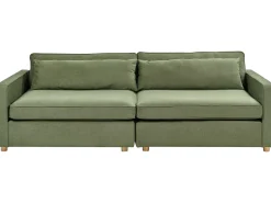 Divano 3 posti VINSTRA Tessuto Verde
