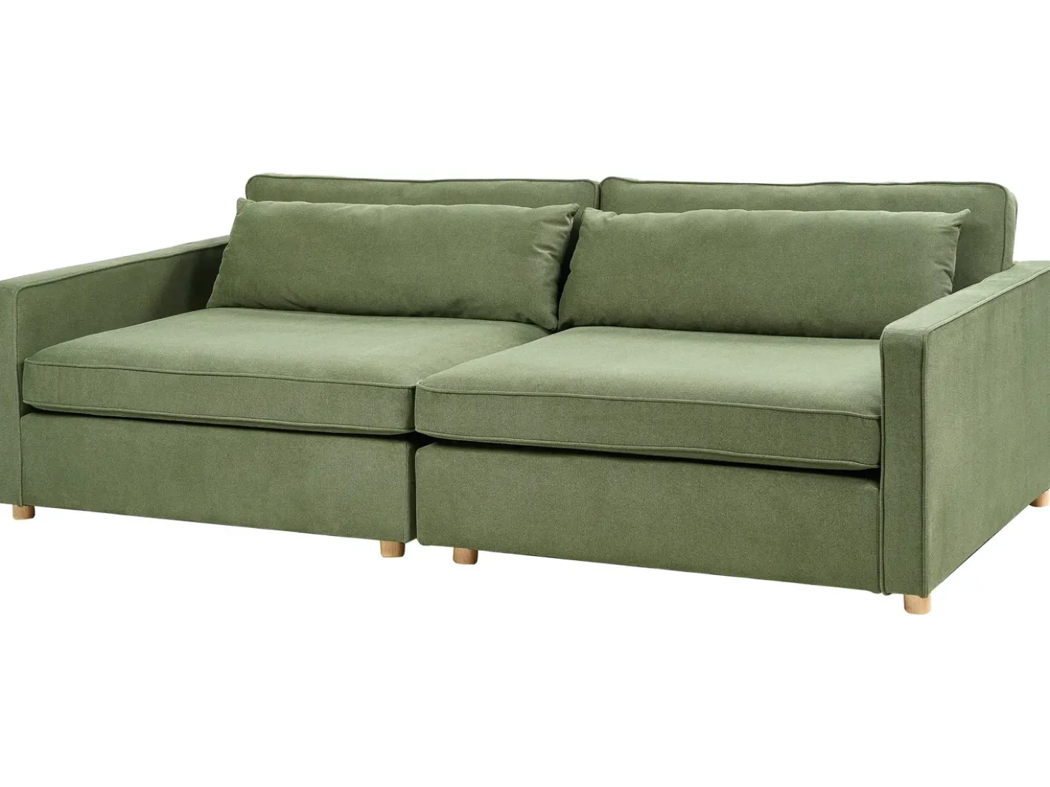Divano 3 posti VINSTRA Tessuto Verde