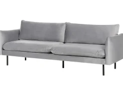 Divano 3 posti VINTERBRO Velluto Grigio