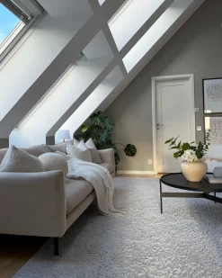 Divano 3 posti VINTERBRO Velluto Beige chiaro