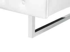 Divano 2 posti VISSLAND Pelle sintetica Bianco