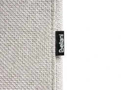 Divano 3 posti VORGOD Tessuto Beige chiaro