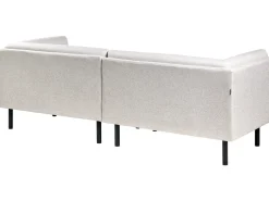 Divano 3 posti VORGOD Tessuto Beige chiaro