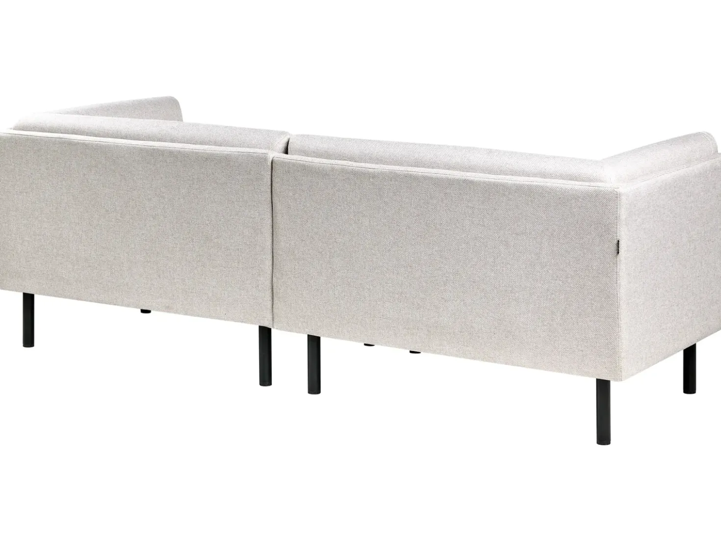 Divano 3 posti VORGOD Tessuto Beige chiaro