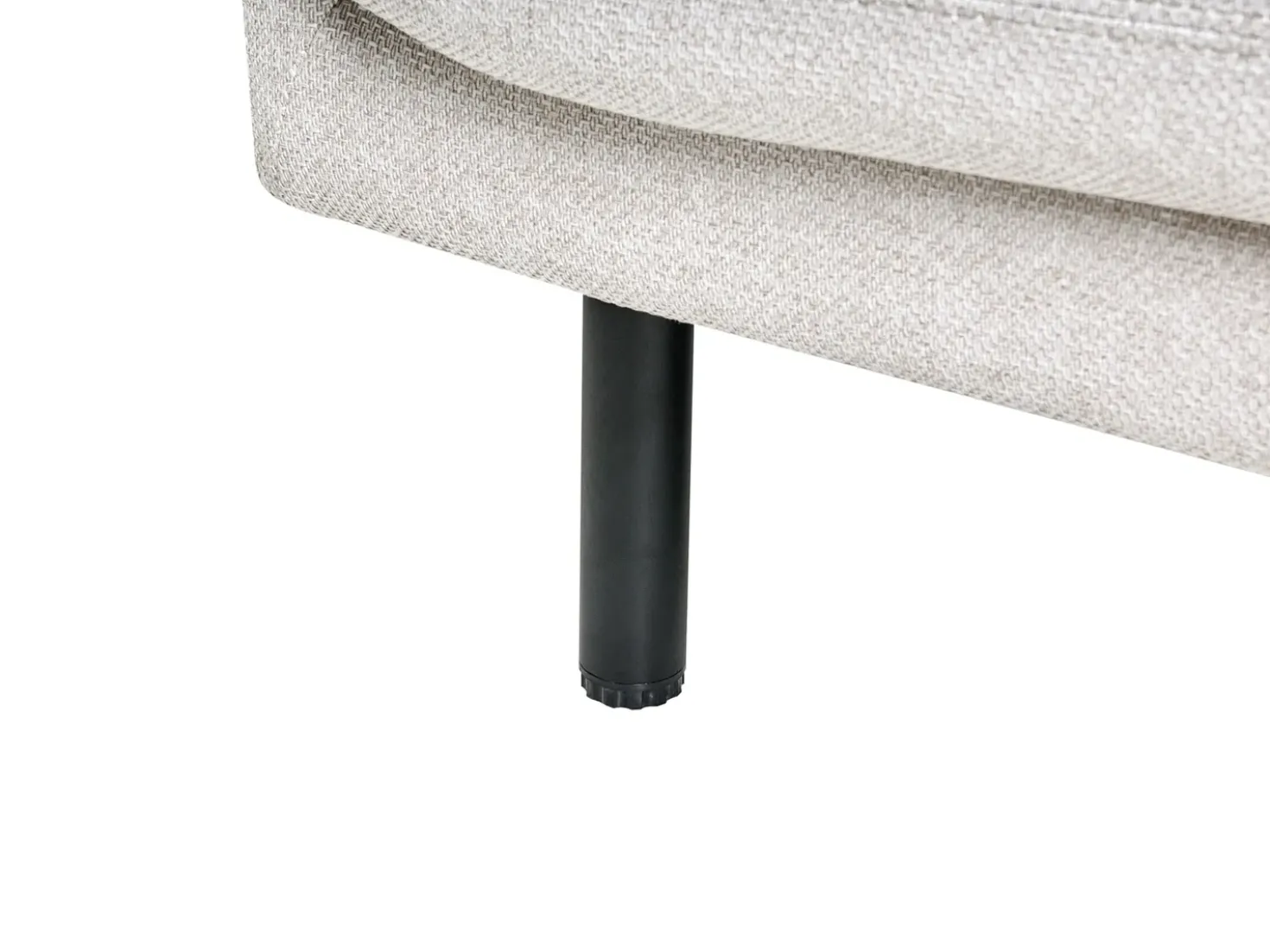 Divano 3 posti VORGOD Tessuto Beige chiaro