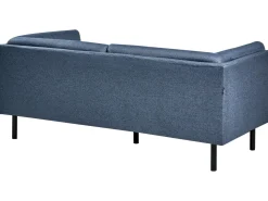 Divano 2 posti VORGOD Tessuto Blu scuro