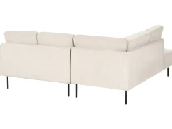 Divano angolare 4 posti BREDA Velluto a coste Beige Lato destro