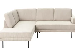 Divano angolare 4 posti BREDA Velluto a coste Beige Lato destro