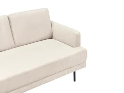 Divano angolare 4 posti BREDA Velluto a coste Beige Lato destro