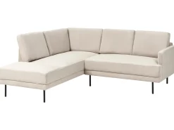 Divano angolare 4 posti BREDA Velluto a coste Beige Lato destro