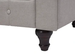 Divano angolare 6 posti CHESTERFIELD Tessuto Beige Lato destro