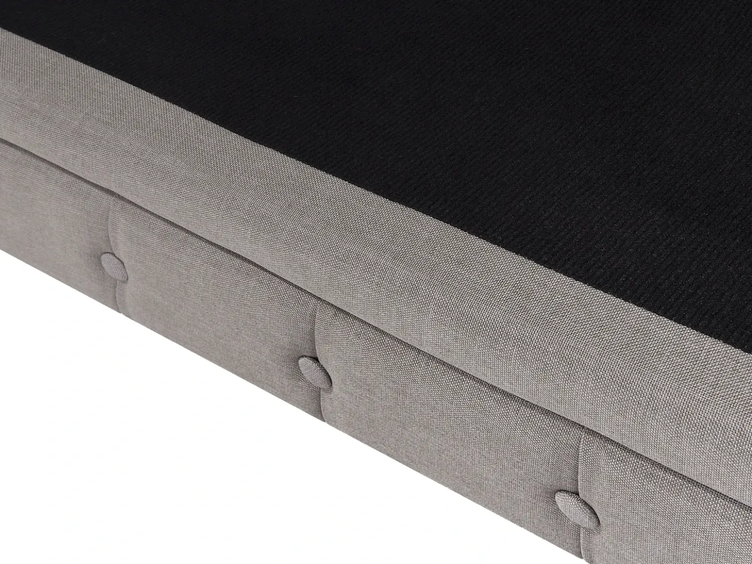 Divano angolare 6 posti CHESTERFIELD Tessuto Beige Lato destro