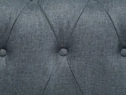 Divano angolare 6 posti CHESTERFIELD Tessuto Grigio Lato destro