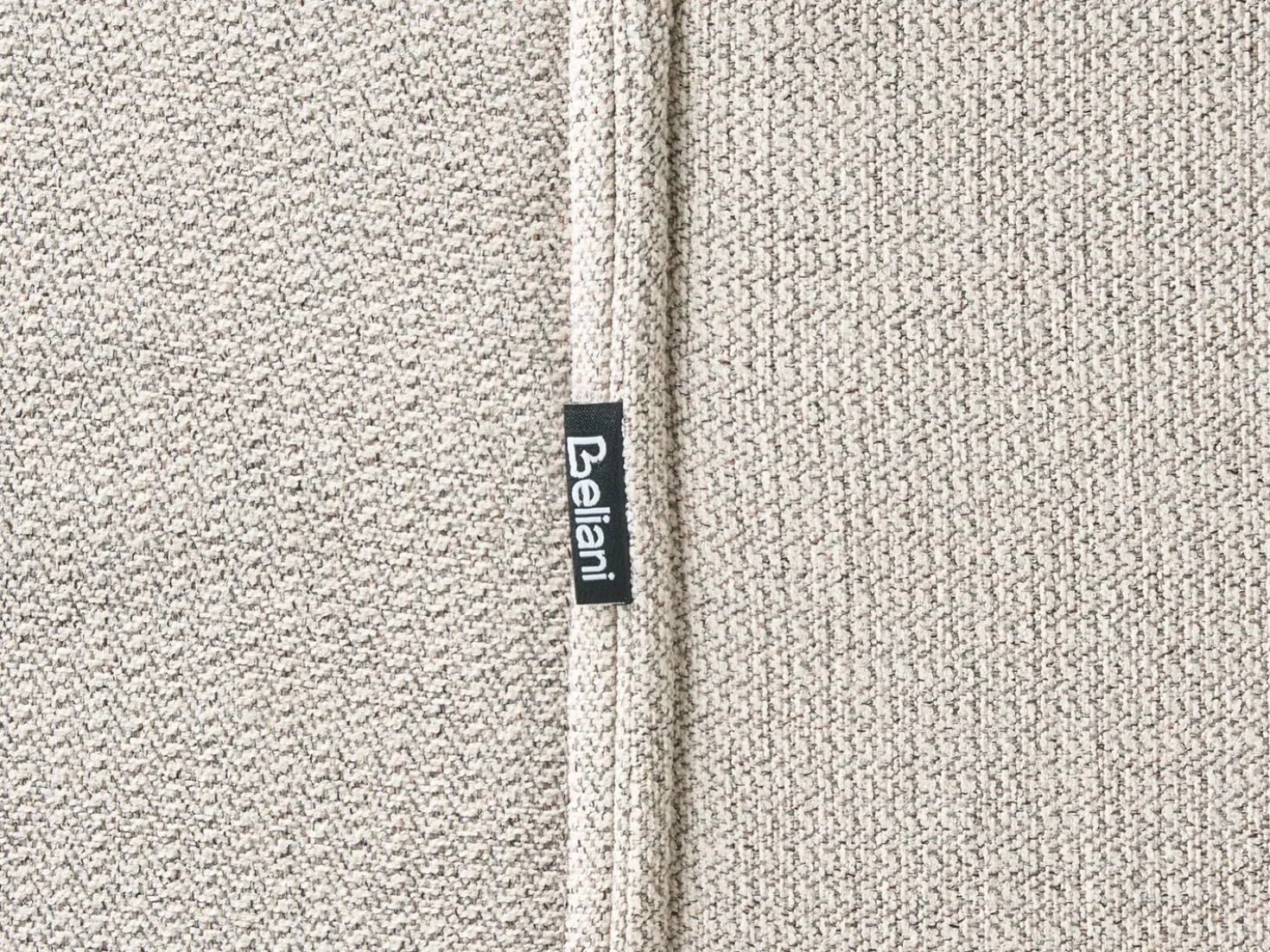 Divano angolare 3 posti DOLVA Tessuto Beige chiaro Lato destro