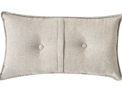 Divano angolare 3 posti DOLVA Tessuto Beige chiaro Lato destro