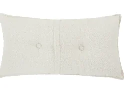 Divano angolare 3 posti DOLVA Bouclé Bianco sporco Lato Sinistro
