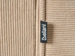 Divano angolare 3 posti DOLVA Velluto a coste Beige Lato Sinistro