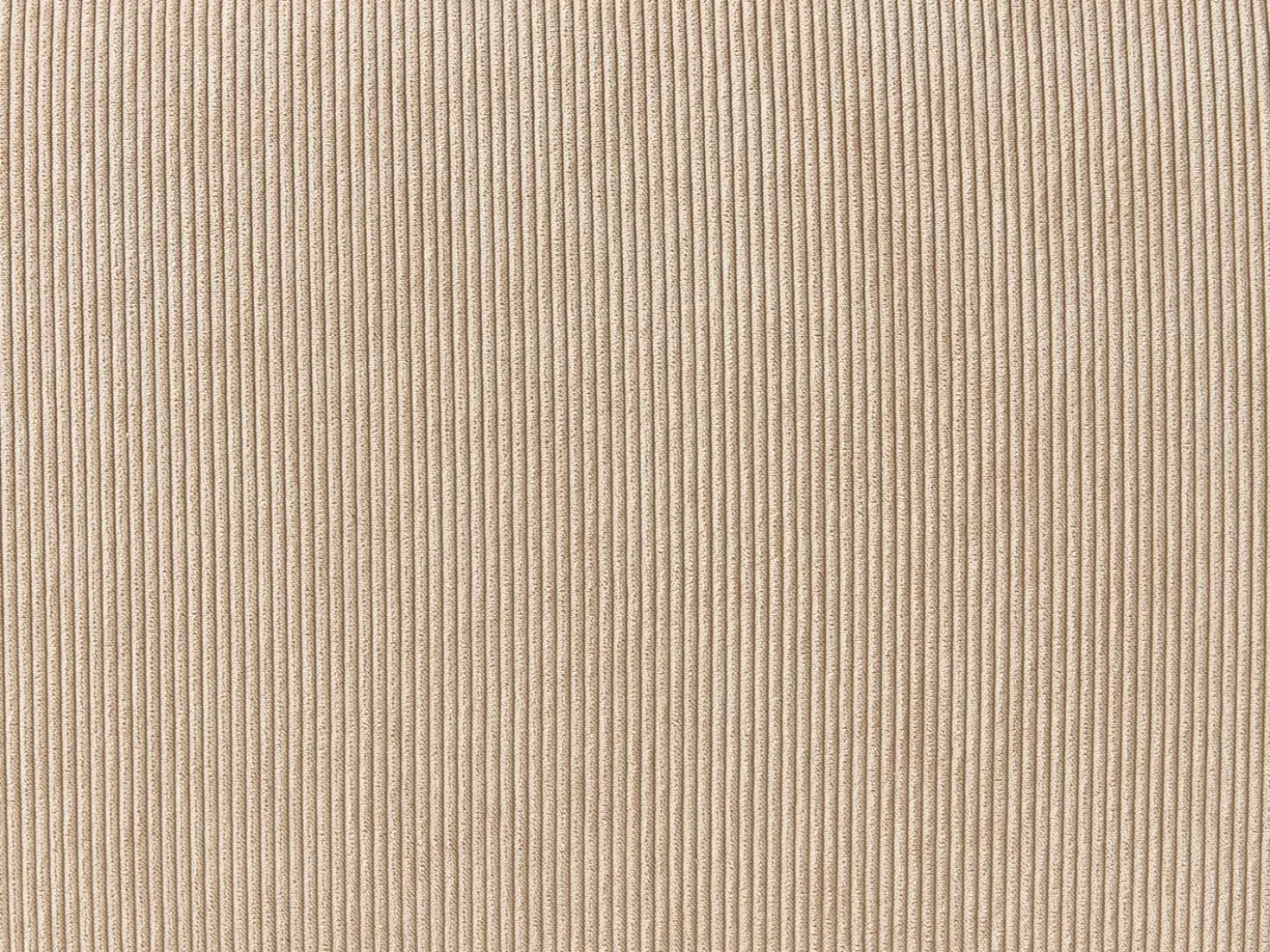Divano angolare 3 posti DOLVA Velluto a coste Beige Lato Sinistro