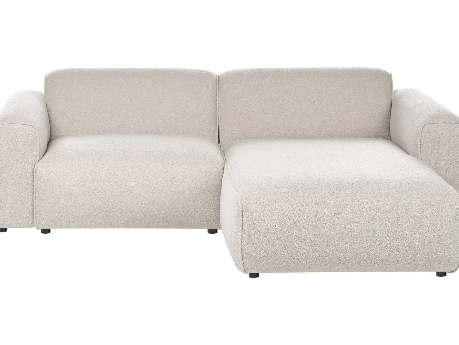 Divano angolare 3 posti FAABORG Bouclé Beige Lato Sinistro