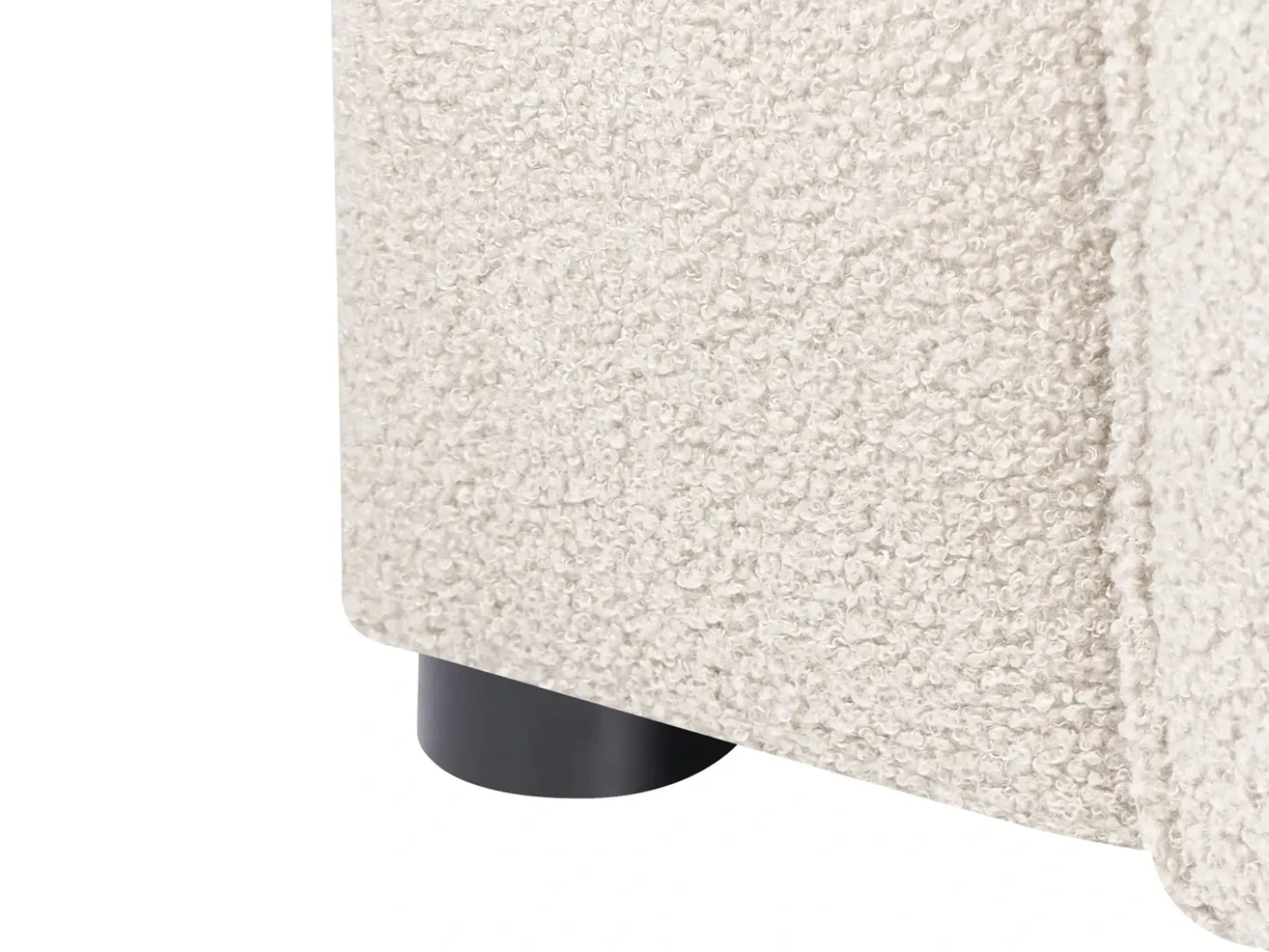 Divano angolare 3 posti FAABORG Bouclé Beige Lato Sinistro