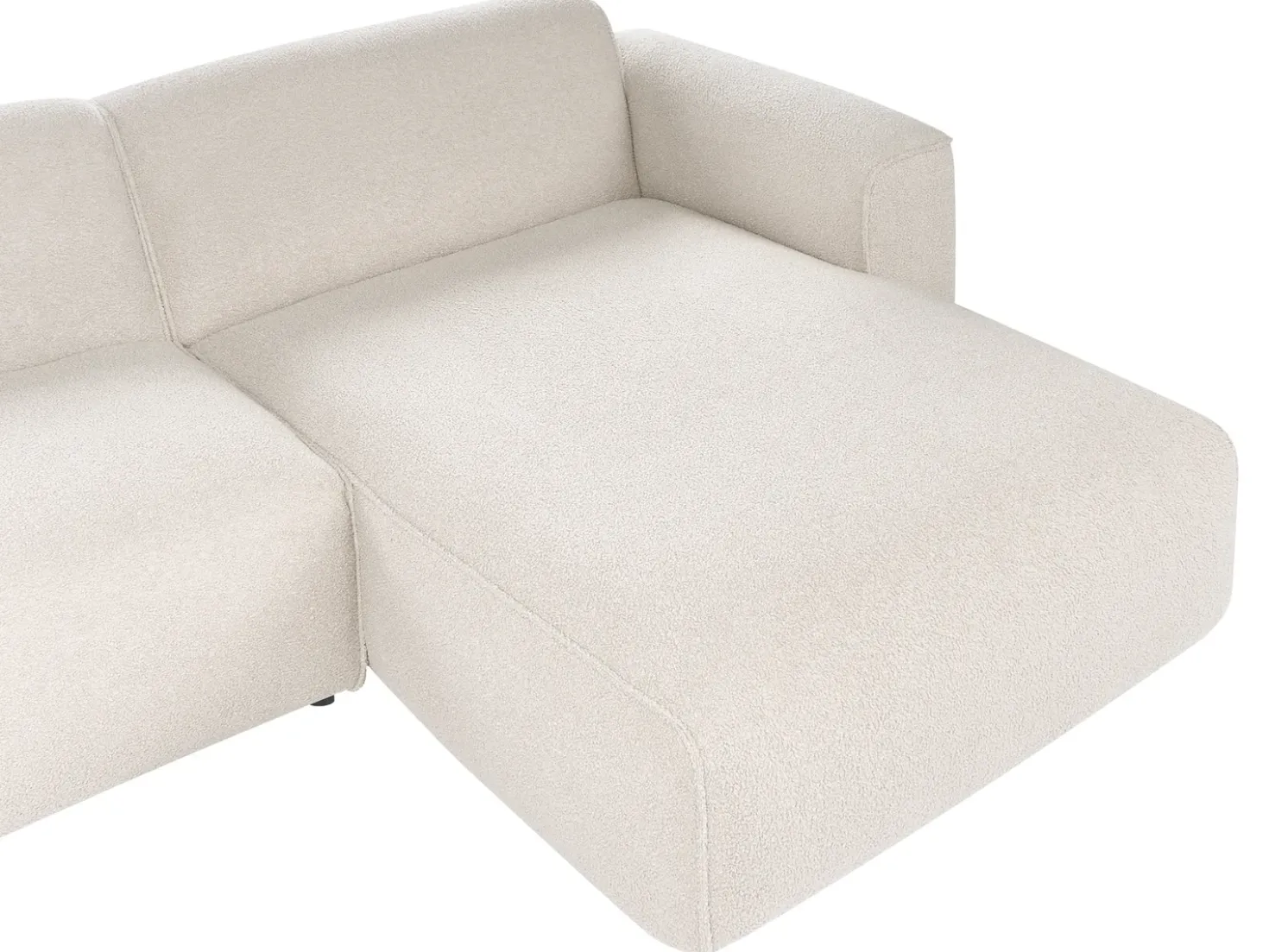 Divano angolare 3 posti FAABORG Bouclé Beige Lato Sinistro