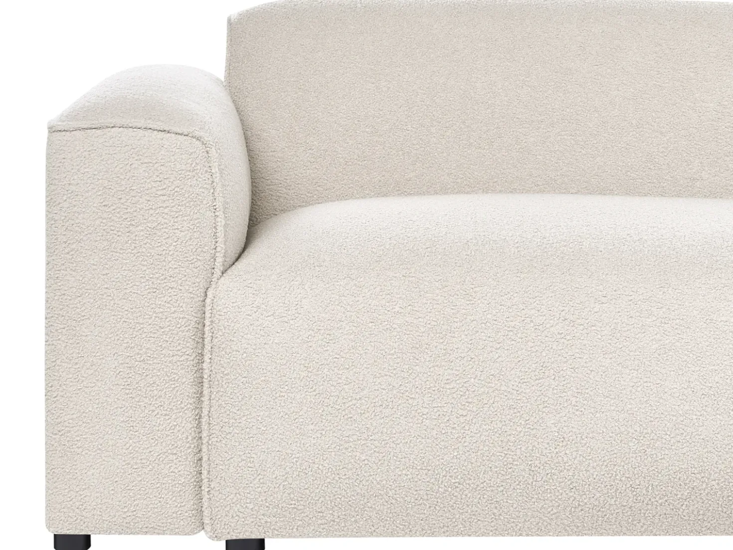Divano angolare 3 posti FAABORG Bouclé Beige Lato Sinistro