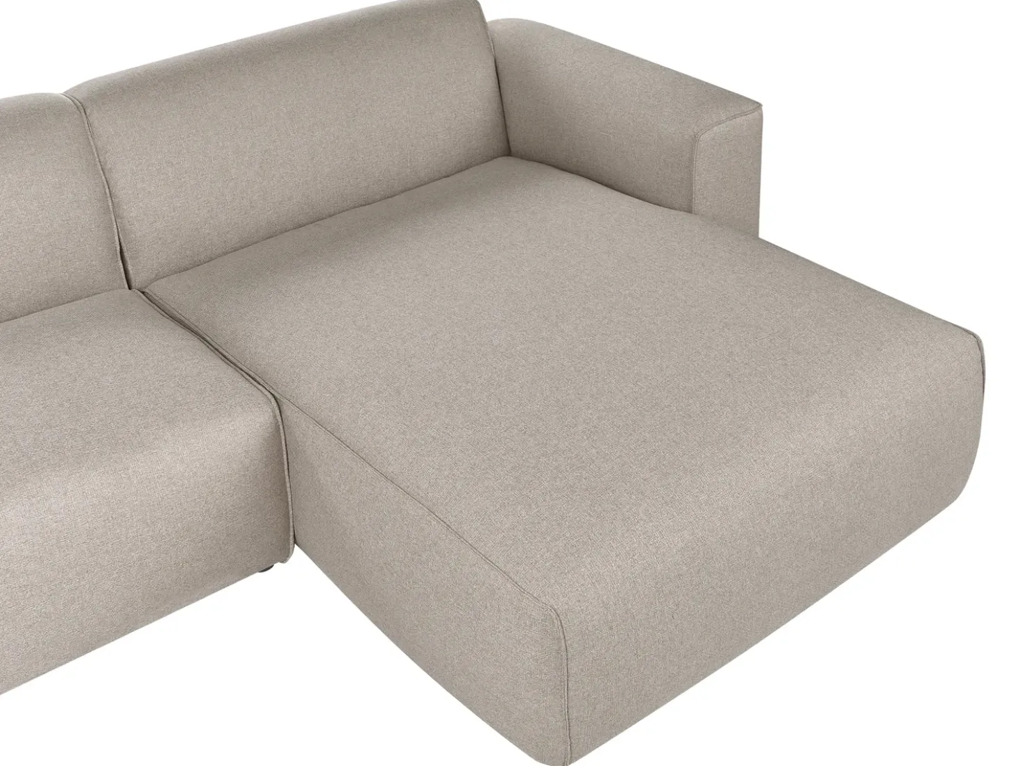 Divano angolare 3 posti FAABORG Tessuto Beige Lato Sinistro