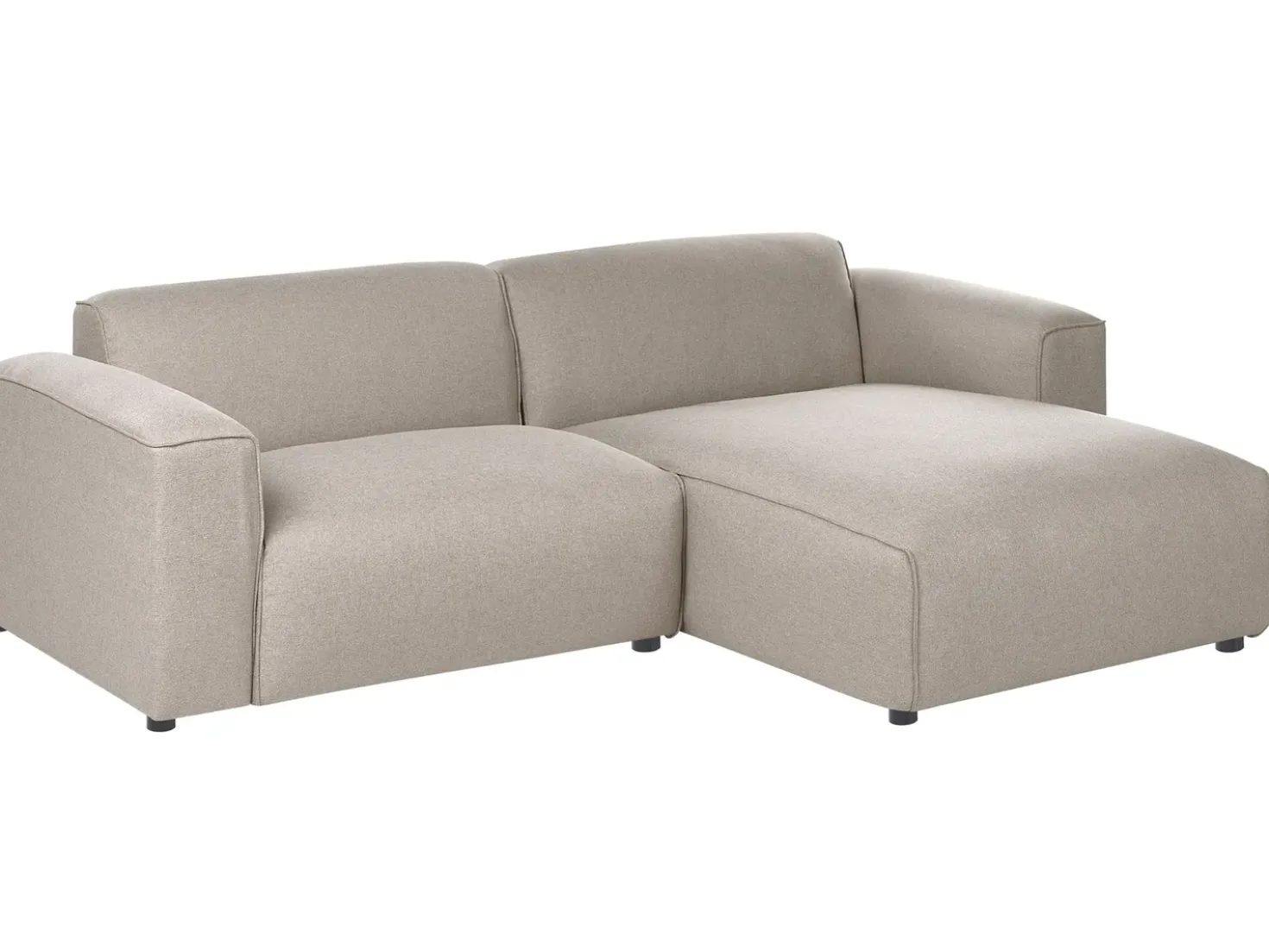 Divano angolare 3 posti FAABORG Tessuto Beige Lato Sinistro