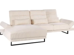 Divano angolare 4 posti IKAST Velluto a coste Beige Lato destro