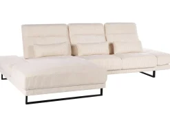 Divano angolare 4 posti IKAST Velluto a coste Beige Lato destro