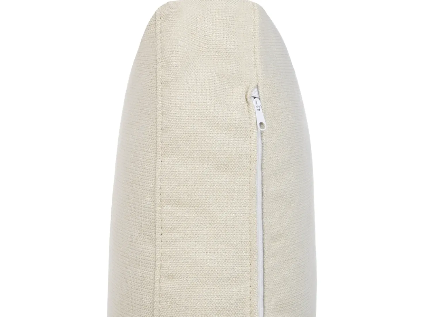 Divano angolare 4 posti KOHLO Tessuto Beige chiaro con ottomana Lato destro