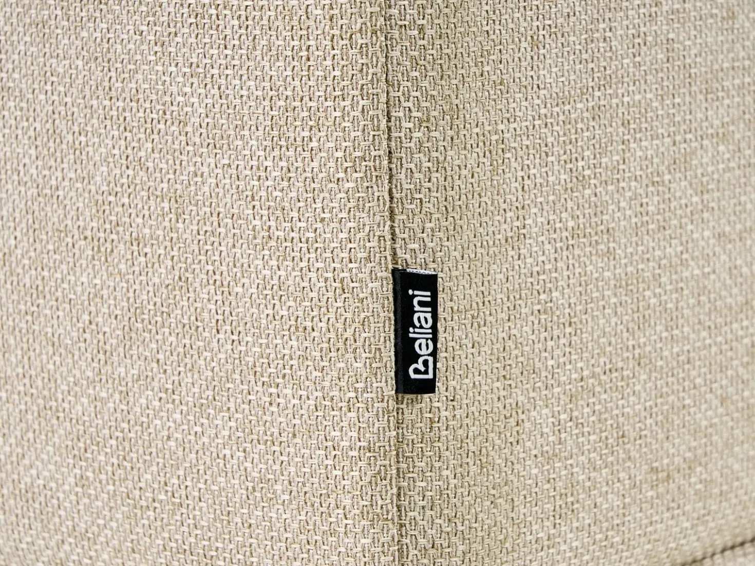 Divano angolare 3 posti MARUM Lino sintetico Beige chiaro Lato destro