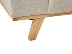 Divano angolare 3 posti NORA Tessuto Beige Lato Sinistro