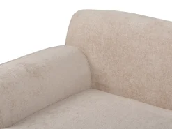 Divano angolare 3 posti SIMOS Ciniglia Beige Lato destro