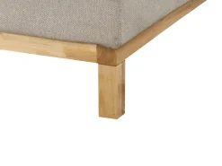 Divano angolare 4 posti SIGGARD Tessuto Beige Lato Sinistro