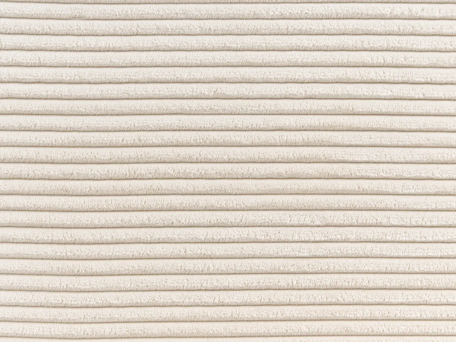 Divano angolare 4 posti SIGGARD Velluto a coste Beige chiaro Lato Sinistro