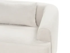 Divano angolare 3 posti SVANSELE Tessuto Beige chiaro Lato Sinistro